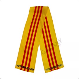 Unbranded South Vietnam Scarf / South Vietnam Flag Scarf / South Vietnam Scarves