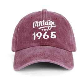 NOEMIN 60th-1965 Birthday Gifts for Women Mom Grandma Funny Presents Vintage Baseball Caps UK