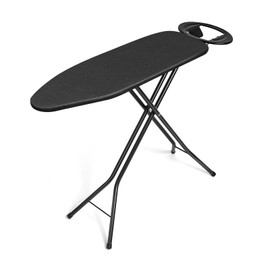 Duwee 12"x38" Ironing Board Full Size with Heat Resistant Cover,Black