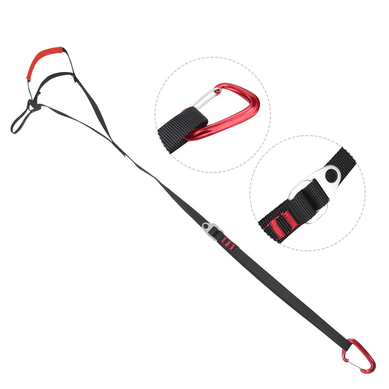 Outdoor Sports Adjustable Climbing Ascender Strap Rope Foot Belt Rock
