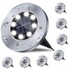 Rayolon Solar Ground Light, Waterproof Solar Garden Lights, Upgraded Outdoor