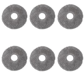 RegBogen Mop Cloth Pads Replacement for Dreame L10s Ultra/L10 Ultra Robot Vacuum Cleaner Parts,Wet Mopping Pads Compatible with Dreametech Reusable and Washable Accessories, 6 Pack
