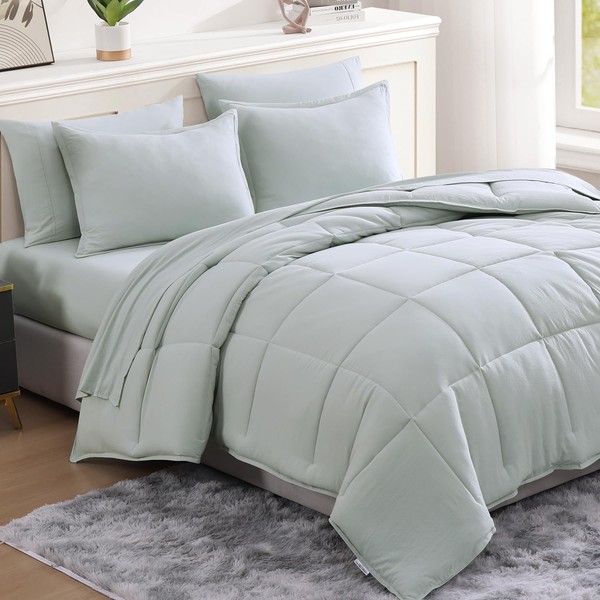 Casa Platino Twin Comforter Set Pre-Washed – 5 Piece Bed