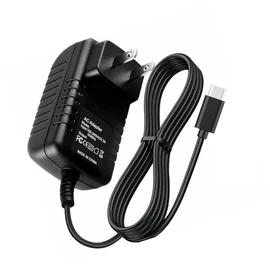 GizMac 5V USB Type C AC/DC Charger for Lxlu RX05 RX05-A Electric Spin Scrubber Cordless Cleaning Brush 3000mAh Battery DC5V 5VDC 5.0V Adapter Power Supply Cord Cable