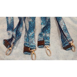 Unbranded Neck Lanyard Strap ID Badge Key Name Phone Holder Black Swivel Hook Lot of 10