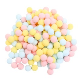 JIHUOO 2000 Pcs 1cm Small Pom Poms Fluffy Pom Pom Balls Fuzzy Craft Balls Colorful Decorative Pom Poms Felt Balls Party Decorations Macarons