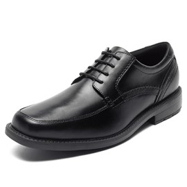Rockport Men's Style Leader 2 Apron Toe Black Waxed Calf 7.5 M (D)-7.5 M