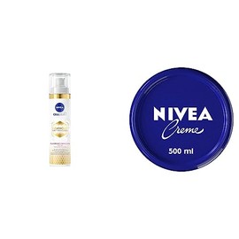 NIVEA Cellular LUMINOUS630 Anti-manchas Fluido Facial Aclarador de Piel FPS50 (40 ml), Enriquecido + Creme, crema humectante multipropósito para el cuerpo, 500 ml