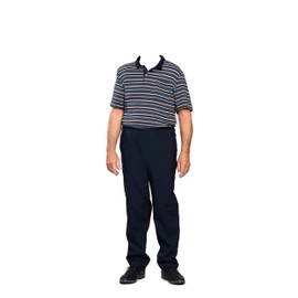 Men’s Adaptive Anti-Strip Day Jumpsuit with Back-Zipper and Snaps closure-Style 8 (L)