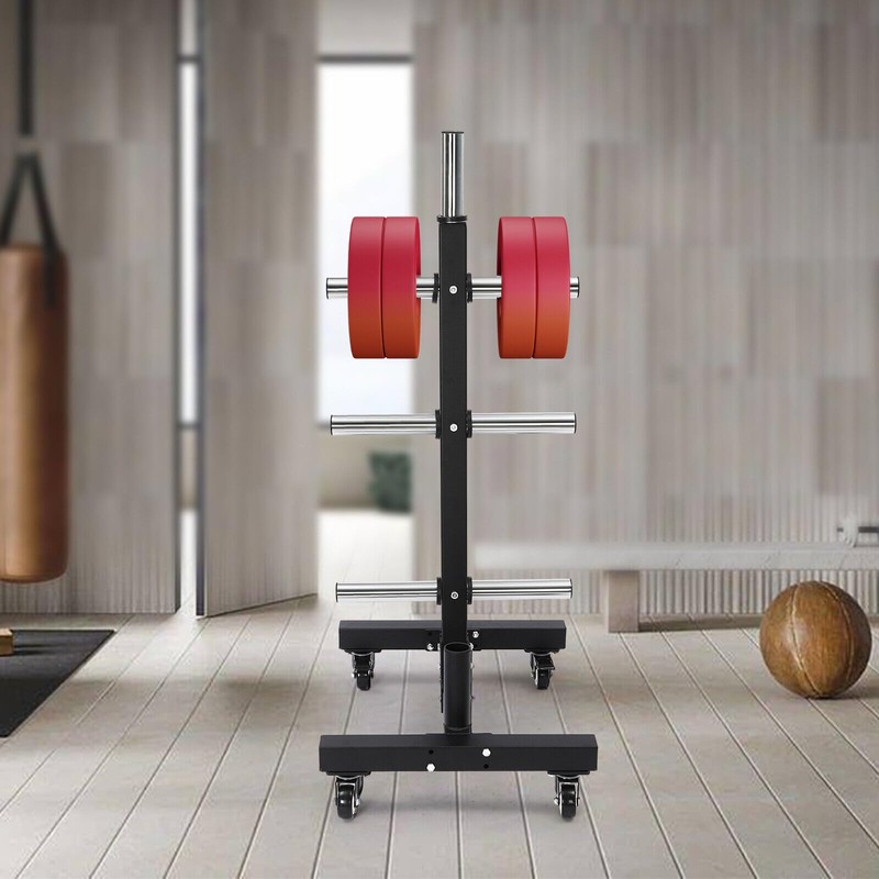 Olympic Weight Rack Plate Tree 1102.3lbs Strong Load-bearing Weight Plate