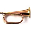 Handmade Full Size Pure Brass Bugle To Play Brown