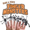 Andy Mc Phee Finger Puppet - Monster B&W