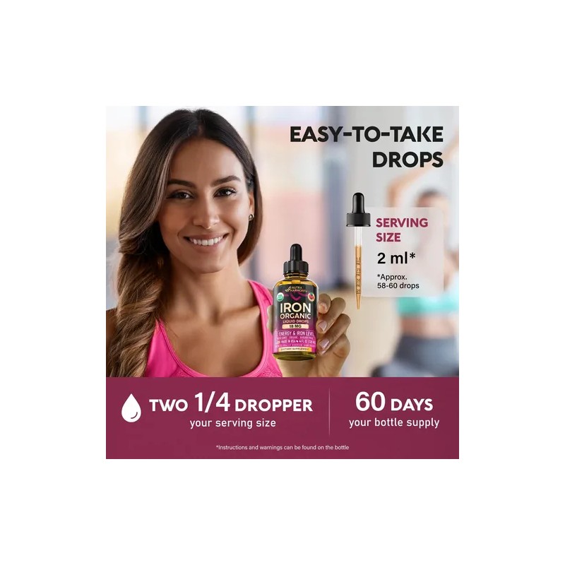 Hierro Líquido 18 Mg Para Mujeres, 4 Oz