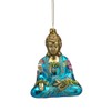 Kurt Adler 5.25" Glass Buddha Ornament