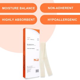 MedVance Silver Calcium Alginate Ag Sterile Highly Absorbent Dressing, (0.8" x 12") 5 dressings/Box,Pack of 5