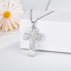 DAYLINLOVE Basketball Cross Chain 925 Silver Basketball Necklace Basketball Necklace Jewellery Christianity Religion Sports Inspirational Gifts Boys Women Basketball Athletes Basketball Lovers,