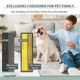 UASWPART [Allergy Free] AC4825 HEPA Filter B Replacement Compatible with FLT4825 Filter Replace AC4825 AC4300 CDAP4500 AC4850 AC4900 AC4820 and More, 4X H13 HEPA w/ Carb0n+4X Extra Pre-Filters