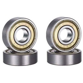 BESTU Miniature Bearings MR74ZZ Mini Bearings Ball Bearings Double Sided Metal Shield ddl-740zz 7mm x 4mm x 2.5mm Deep Groove Ball Bearings 4pcs Bearings (MR74ZZ (7*4*2.5mm))