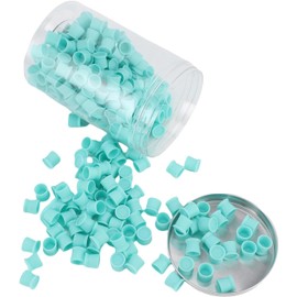 Ymiko 300 Vasos de Tinta de Silicona, Soportes de Pigmentos Flexibles de 12 Mm con Base de Succión, Contenedor de Almacenamiento Transparente para Suministros de Tatuaje y Herramientas de Arte de Uñas