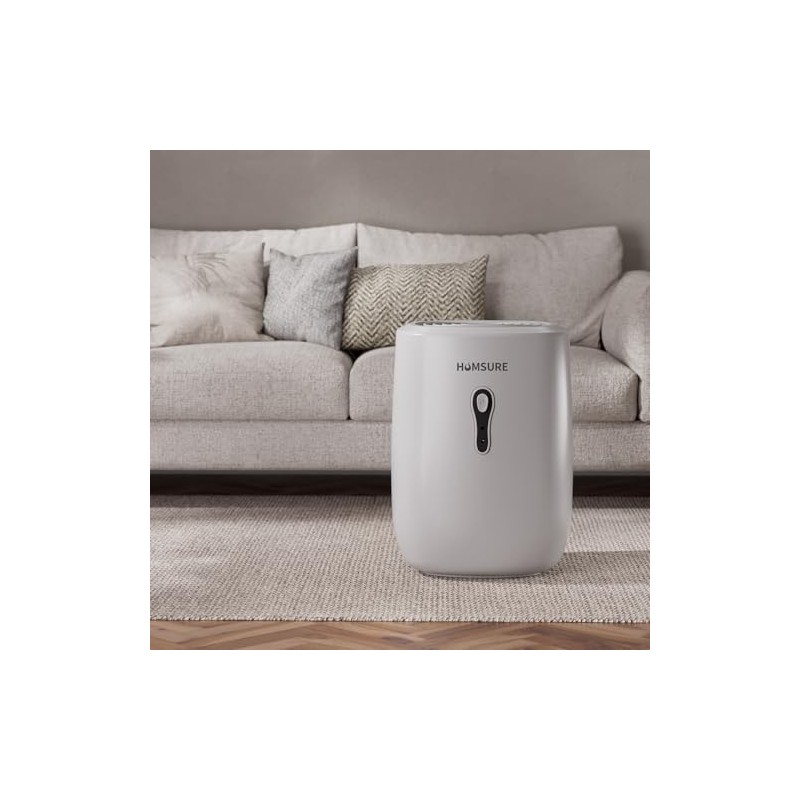 HUMSURE Portable Electric Dehumidifier, Compact Size, White