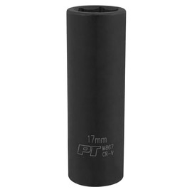 Performance Tool M867 1/2 Drive 6pt Impact Socket, 17mm