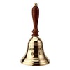 NKlaus Captain's Bell 11582 21 cm Brass Engraved Hand Bell