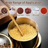 10.5oz Gold Stainless Steel Sugar Bowl with Lid and Spoon,