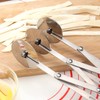 Dadamong 3 Wheel Pastry Cutter with Handle, Stainless Steel Dough