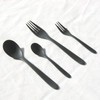 Nagao Festan Dinner Cutlery Set, 4 Pieces, Black, 18-8 Stainless