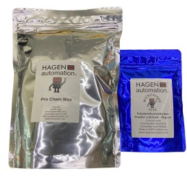 Hagen Automation Pro Chain Wax 500g and 50g Micro fine PTFE powder