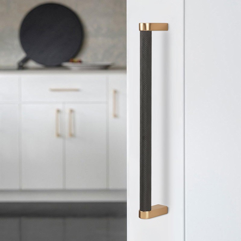 BUKOBYHE 6 Pack 10 Inch Kitchen Cabinet Handles Black and