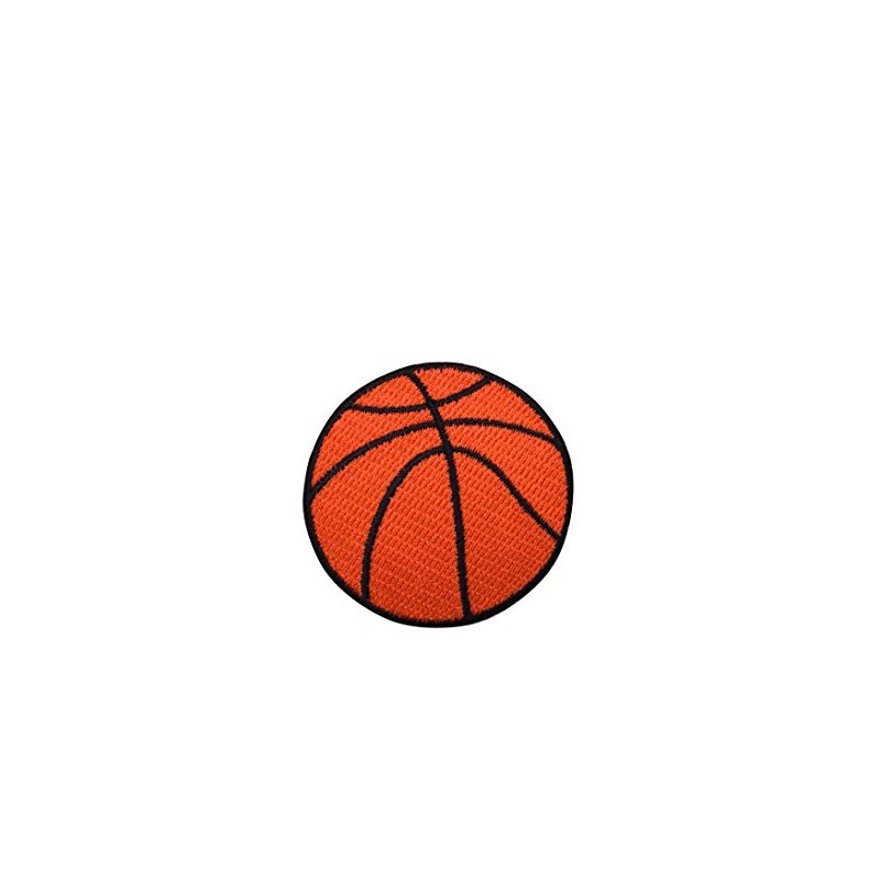 Basketball 2.25 Inch Embroidered Iron on Patch