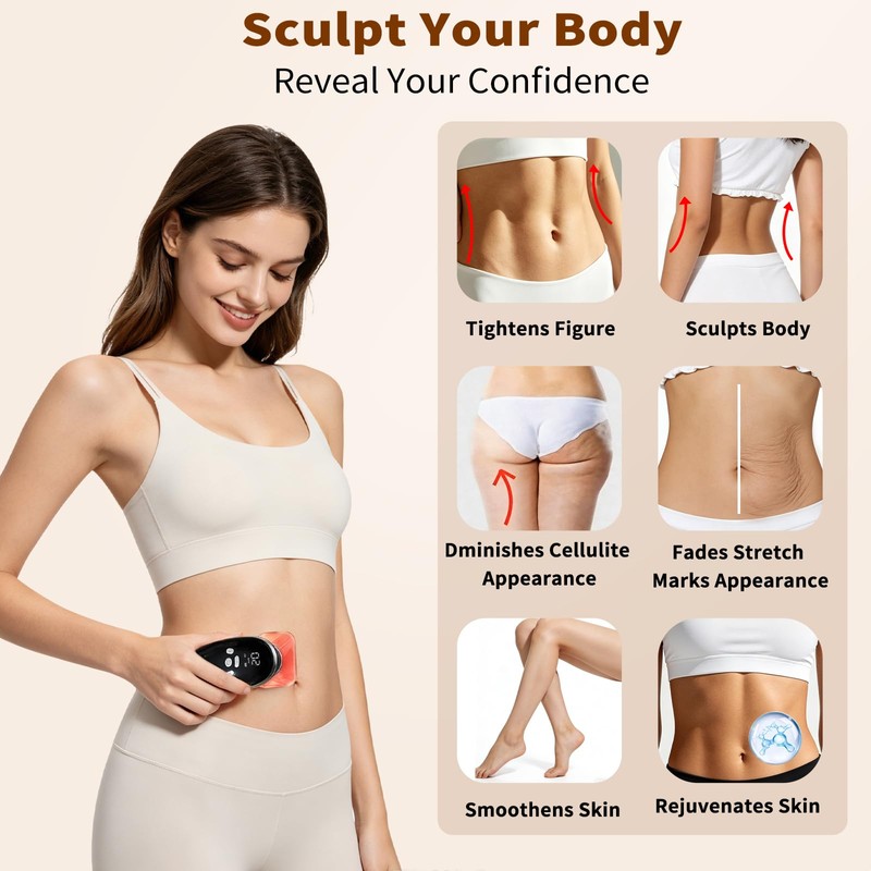 Body Sculpting Machine 10‑Level 3‑Mode Massager
