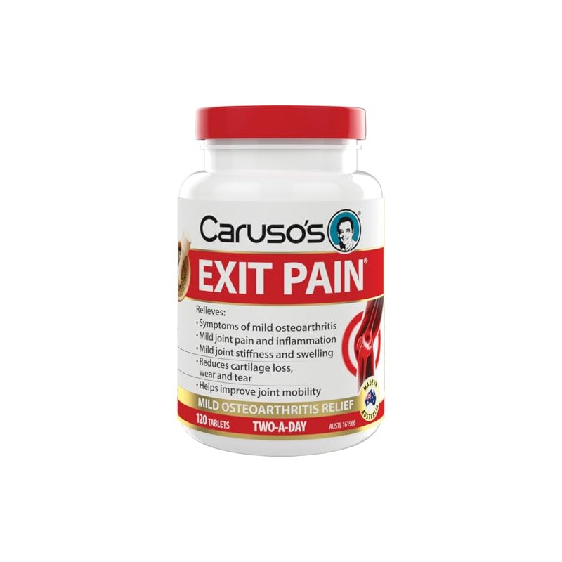 Caruso's Natural Health Exit Pain 120 Tablets