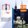 AQUASMITH Aquarium Heater,50w/100w/150w/200w/300w/500w Submersible Fish Tank Heater,External LED Controller, with