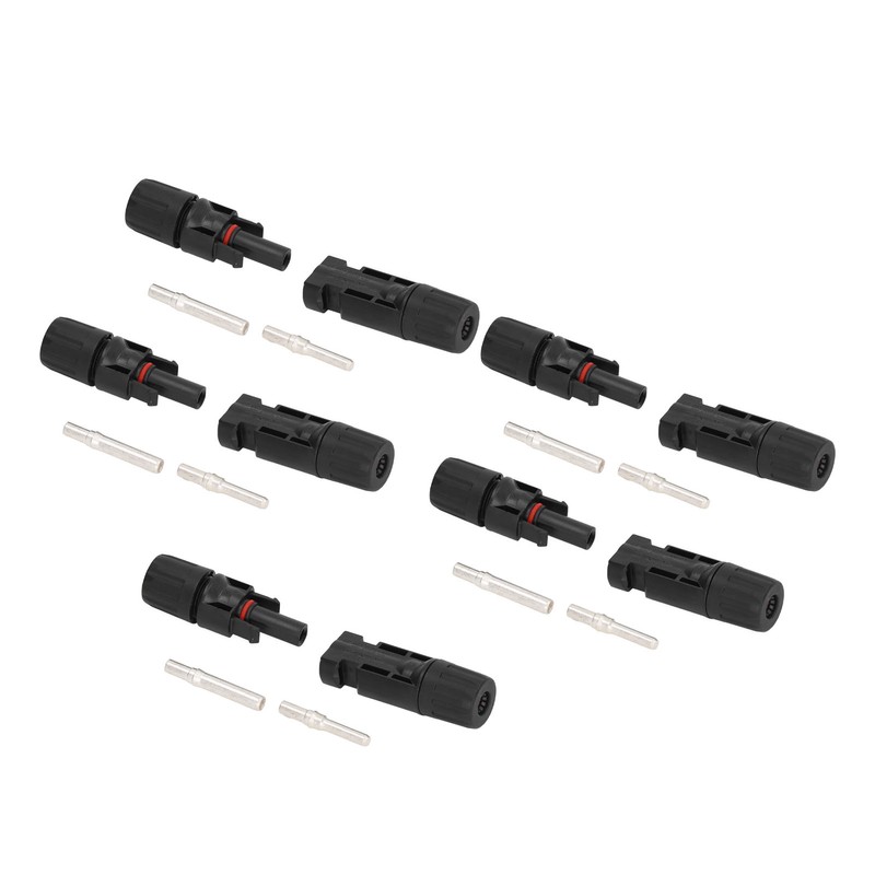 5 Set Solar PV Connectors IP67 Waterproof PPO Insulation High