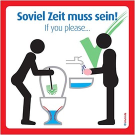 immi please pee while sitting sticker. The Original.