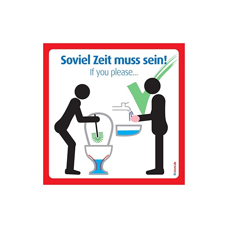 immi please pee while sitting sticker. The Original.