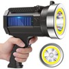 YIERBLUE Solar Power & Rechargeable Spotlight Floodlight Combo 2200,000 Lumen,