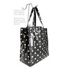GFM® Polka Dot PVC Re-usable Shopper Lunch or Picnic Bag