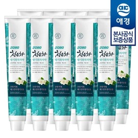 Aekyung 2080 Cheongeuncha Scented Flower Tea Toothpaste 190g x 10 packs / 애경 2080 청은차 향기화차 치약 190g x10개