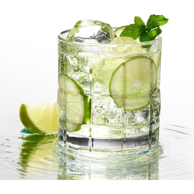 Anchor Hocking Manchester Drinking Glasses (4-Pieces, 10.5-ounce, dishwasher safe)
