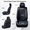 Huidasource Front Car Seat Covers, Leather Car Seat Cushion, Automotive