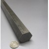 Basic 4140 Alloy Steel Hex Rod 1 1/8" Hex x