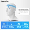 Yesmotor Baseball Motorcycle Helmet Half Cap for Bike Cruiser Chopper