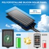 Solar Lights Outdoor,IP66 Waterproof Solar Street Lights Outdoor,6500K LED Dusk