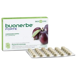 Bios Line Buonerbe Forte Integratore per il Transito Intestinale, 60 Compresse