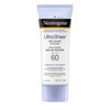 Neutrogena Ultra Sheer Dry-Touch Sunscreen SPF 60, Water & Sweat