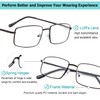 LUR READING GLASSES 6 pack Metal Readers for Men