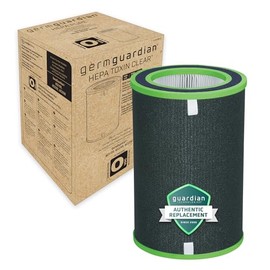 GermGuardian Filter O HEPA Toxin Clear Genuine Air Purifier Replacement Filter, Removes 99.97% of Pollutants, Common VOCs, Household Toxins, for AC5109W, AC3200, AC3250, Black/Gray, FLT5100VOPC